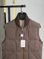Мужская безрукавка Berluti коричневого цвета, артикул 348900 — фото 4