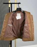 Мужская безрукавка Brunello Cucinelli коричневого цвета, артикул 348896 — фото 3
