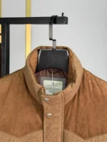 Мужская безрукавка Brunello Cucinelli коричневого цвета, артикул 348896 — фото 5