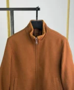 Мужской бомбер Loro Piana коричневого цвета, артикул 348871 — фото 4