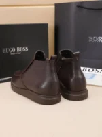 Мужские ботинки Boss коричневого цвета, артикул 348976 — фото 5