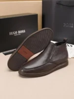 Мужские ботинки Boss коричневого цвета, артикул 348976 — фото 6
