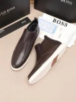 Мужские ботинки Boss коричневого цвета, артикул 348979 — фото 3