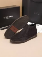 Мужские ботинки Boss коричневого цвета, артикул 348982 — фото 6