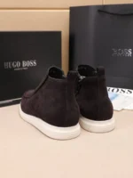 Мужские ботинки Boss коричневого цвета, артикул 348985 — фото 5