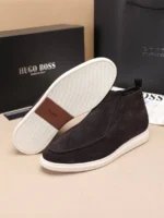 Мужские ботинки Boss коричневого цвета, артикул 348985 — фото 6