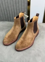 Мужские челси Brunello Cucinelli коричневого цвета, артикул 349015 — фото 3