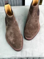 Мужские челси Brunello Cucinelli коричневого цвета, артикул 349018 — фото 6