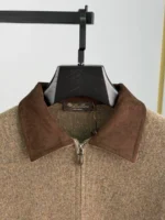 Мужской кардиган Loro Piana коричневого цвета, артикул 348880 — фото 4