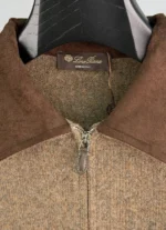 Мужской кардиган Loro Piana коричневого цвета, артикул 348880 — фото 6