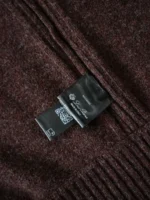 Мужская кофта на молнии Loro Piana коричневого цвета, артикул 348655 — фото 6