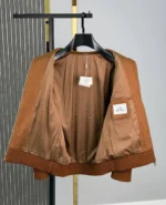 Мужская куртка Hermes коричневого цвета, артикул 348925 — фото 3