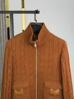Мужская куртка Hermes коричневого цвета, артикул 348925 — фото 4