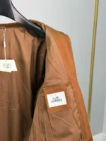 Мужская куртка Hermes коричневого цвета, артикул 348925 — фото 7