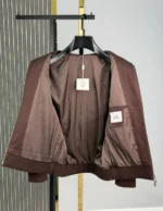 Мужская куртка Hermes коричневого цвета, артикул 348926 — фото 3
