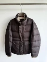 Мужская куртка Loro Piana коричневого цвета, артикул 348734