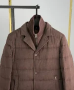 Мужская куртка Loro Piana коричневого цвета, артикул 348873 — фото 4