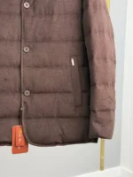 Мужская куртка Loro Piana коричневого цвета, артикул 348873 — фото 5