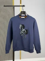 Мужской свитшот Hermes коричневого цвета, артикул 348927