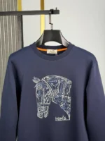 Мужской свитшот Hermes коричневого цвета, артикул 348928 — фото 3