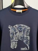 Мужской свитшот Hermes коричневого цвета, артикул 348928 — фото 4