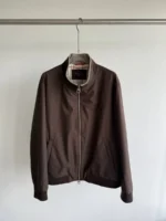 Мужская ветровка Loro Piana коричневого цвета, артикул 348688