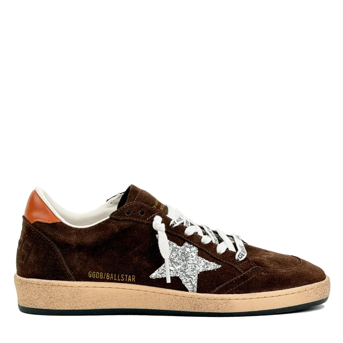 348539_1 Женские кеды Golden Goose коричневого цвета, артикул 348539