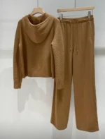 Женский спортивный костюм Loro Piana коричневого цвета, артикул 348451 — фото 3