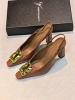 Женские туфли GIUSEPPEB ZANOTTI коричневого цвета, артикул 348802