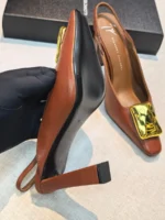 Женские туфли GIUSEPPEB ZANOTTI коричневого цвета, артикул 348802 — фото 5