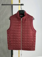 Мужская безрукавка Zegna красного цвета, артикул 348952