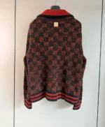 Мужской кардиган Louis Vuitton красного цвета, артикул 348632 — фото 2
