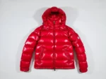 Мужская куртка Moncler красного цвета, артикул 348625