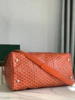 Мужская дорожная сумка Goyard оранжевого цвета, артикул 348678 — фото 4