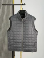 Мужская безрукавка Zegna серого цвета, артикул 348954