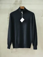 Мужская кофта Brunello Cucinelli серого цвета, артикул 348664
