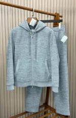 Мужской спортивный костюм Brunello Cucinelli серого цвета, артикул 348636