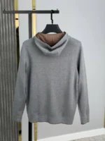 Мужской спортивный костюм Loro Piana серого цвета, артикул 348853 — фото 3