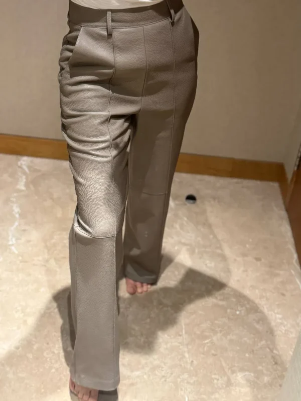 Кожаные брюки HERMES — фото 2