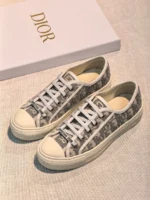 Женские кеды Dior серого цвета, артикул 348785