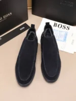 Мужские ботинки Boss тёмно-синего цвета, артикул 348981 — фото 2