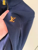 Мужская кофта на молнии Louis Vuitton тёмно-синего цвета, артикул 348630 — фото 6