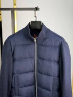 Мужская куртка Loro Piana тёмно-синего цвета, артикул 348920 — фото 4