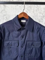 Мужская куртка Moncler тёмно-синего цвета, артикул 348703 — фото 4