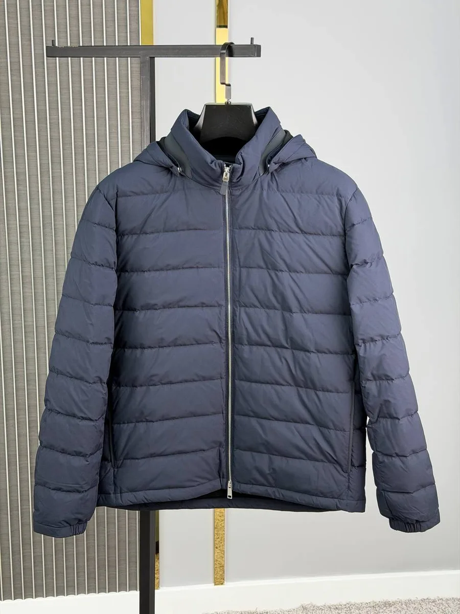 348949_1 Мужская куртка Zegna тёмно-синего цвета, артикул 348949