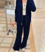 Женский спортивный костюм Dior тёмно-синего цвета, артикул 348437 — фото 3